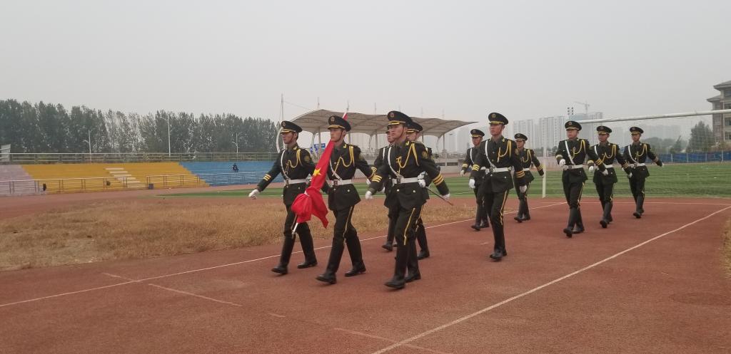 国旗护卫队入场