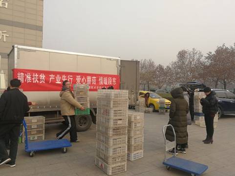 爱心蘑菇配送到郑州工程技术学院.jpg