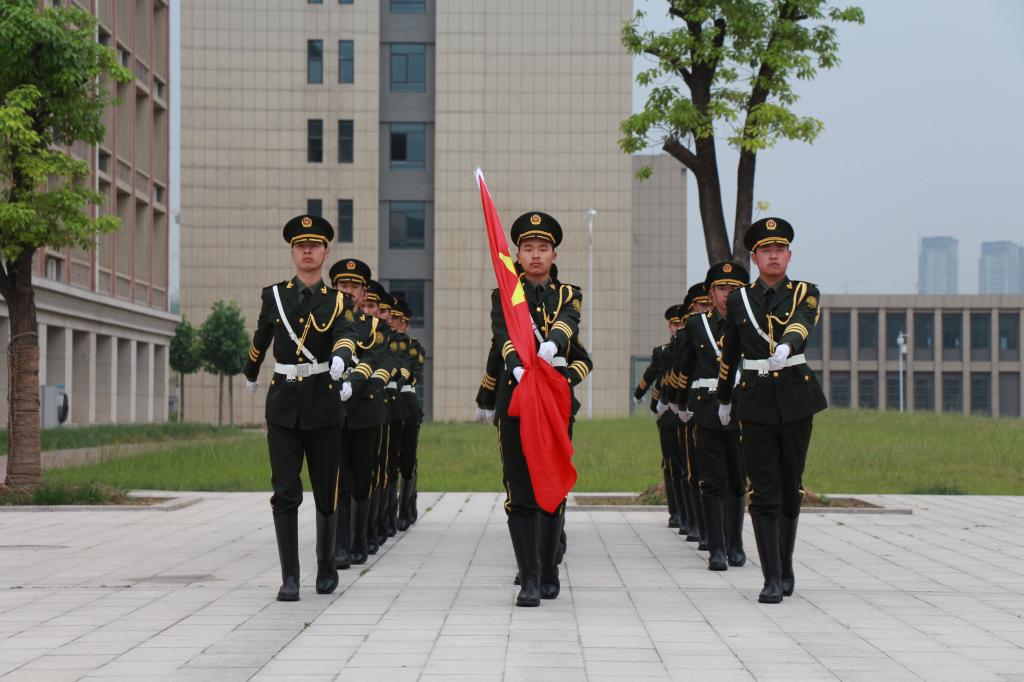 国旗护卫队入场